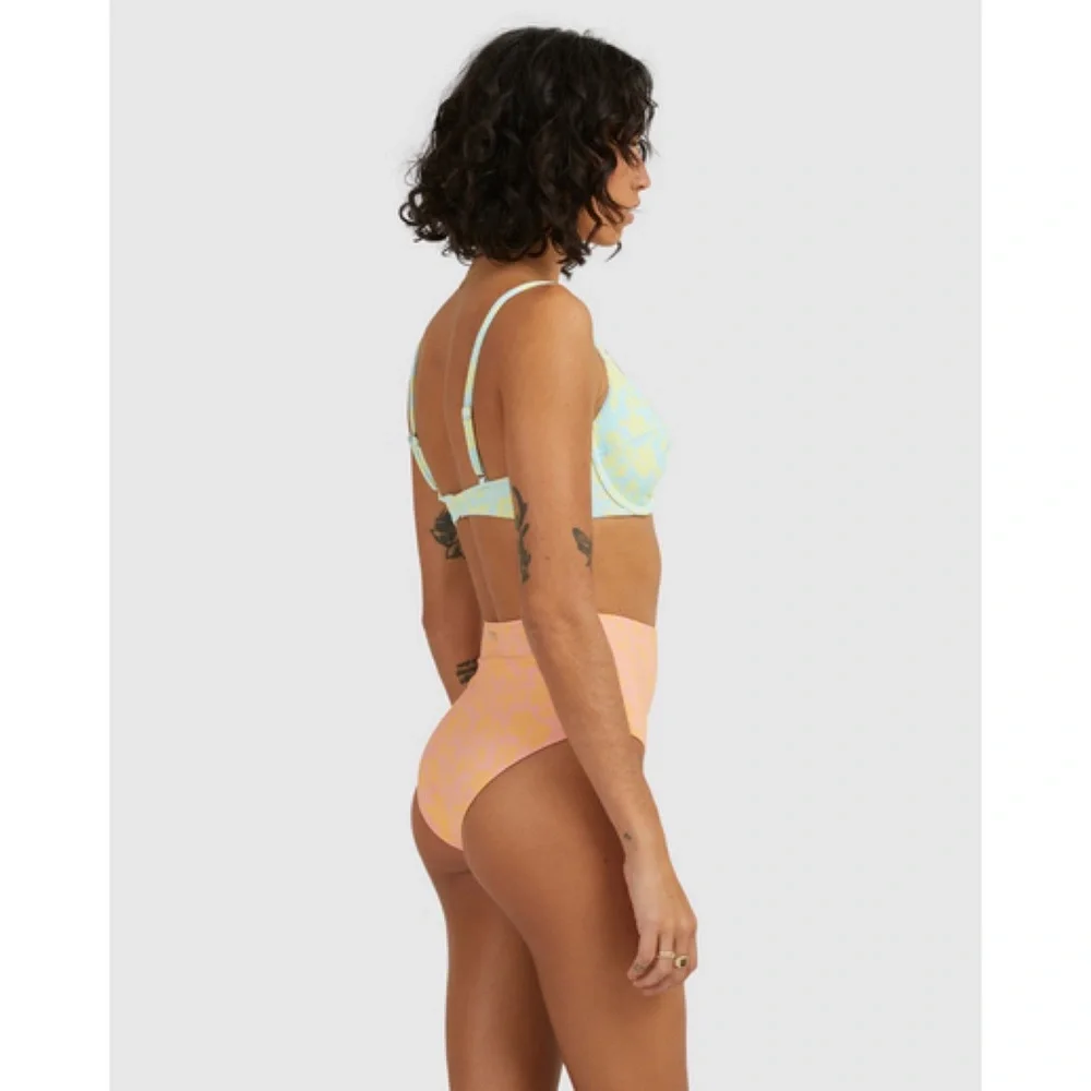 Billabong Hot Tropics High Rise Retro Bikini BOTTOMS